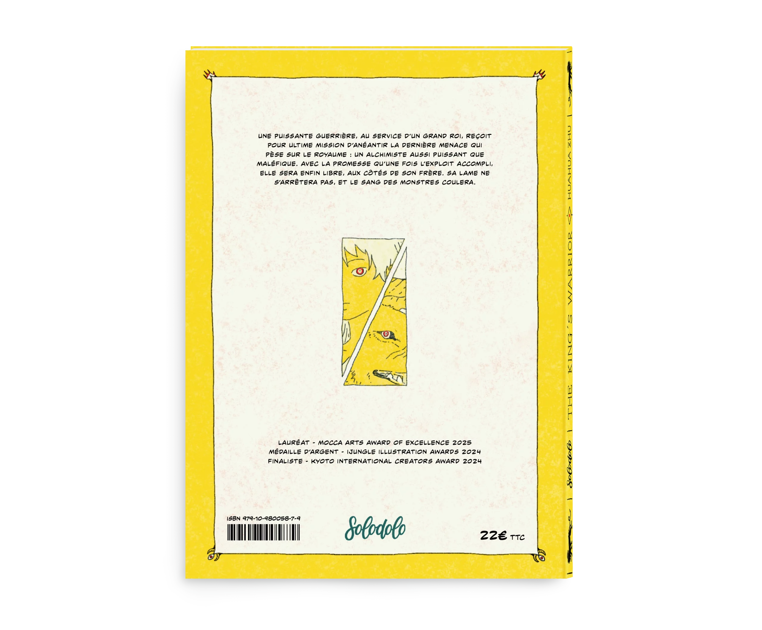King's Warrior - Backcover Mockup